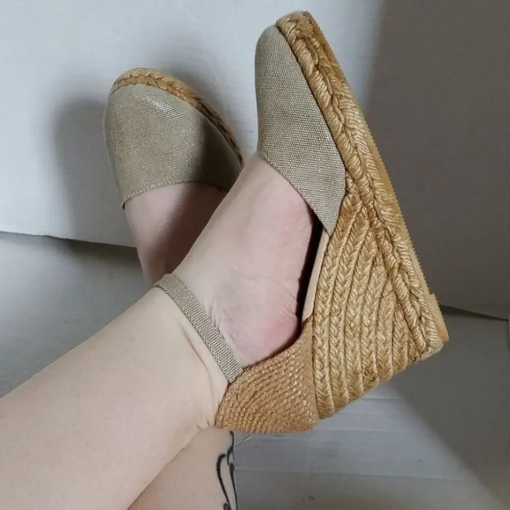 Gairno Espadrille Wedge Sandals Heels Platform SHOES Women's WOMAN'S Size 6½